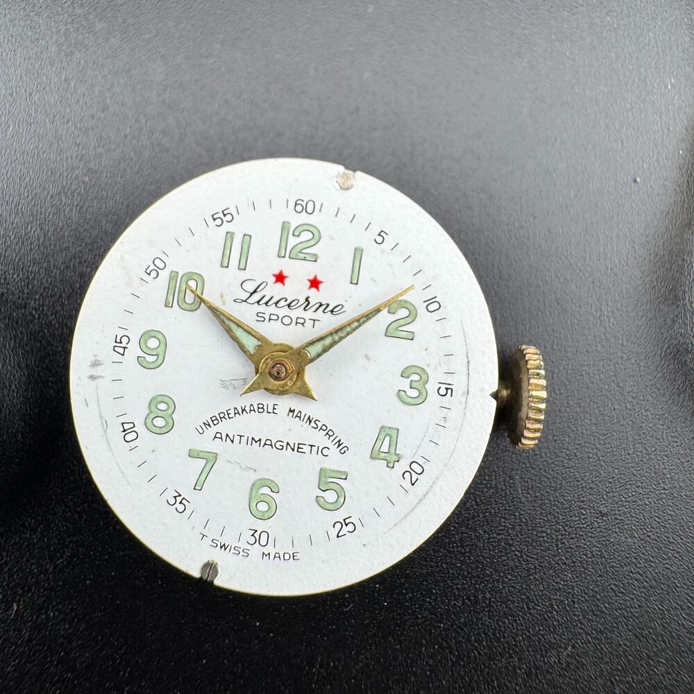 Vintage Lucerne Sport Watch Parts Eastern Watch Co Swiss